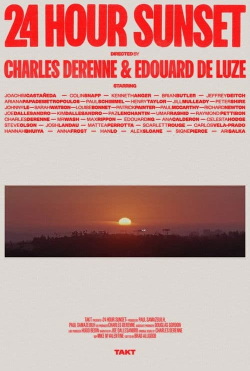 24 Hour Sunset poster