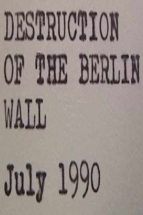 Destruction of the Berlin Wall poster