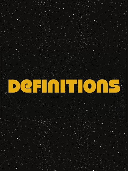 Definitions poster